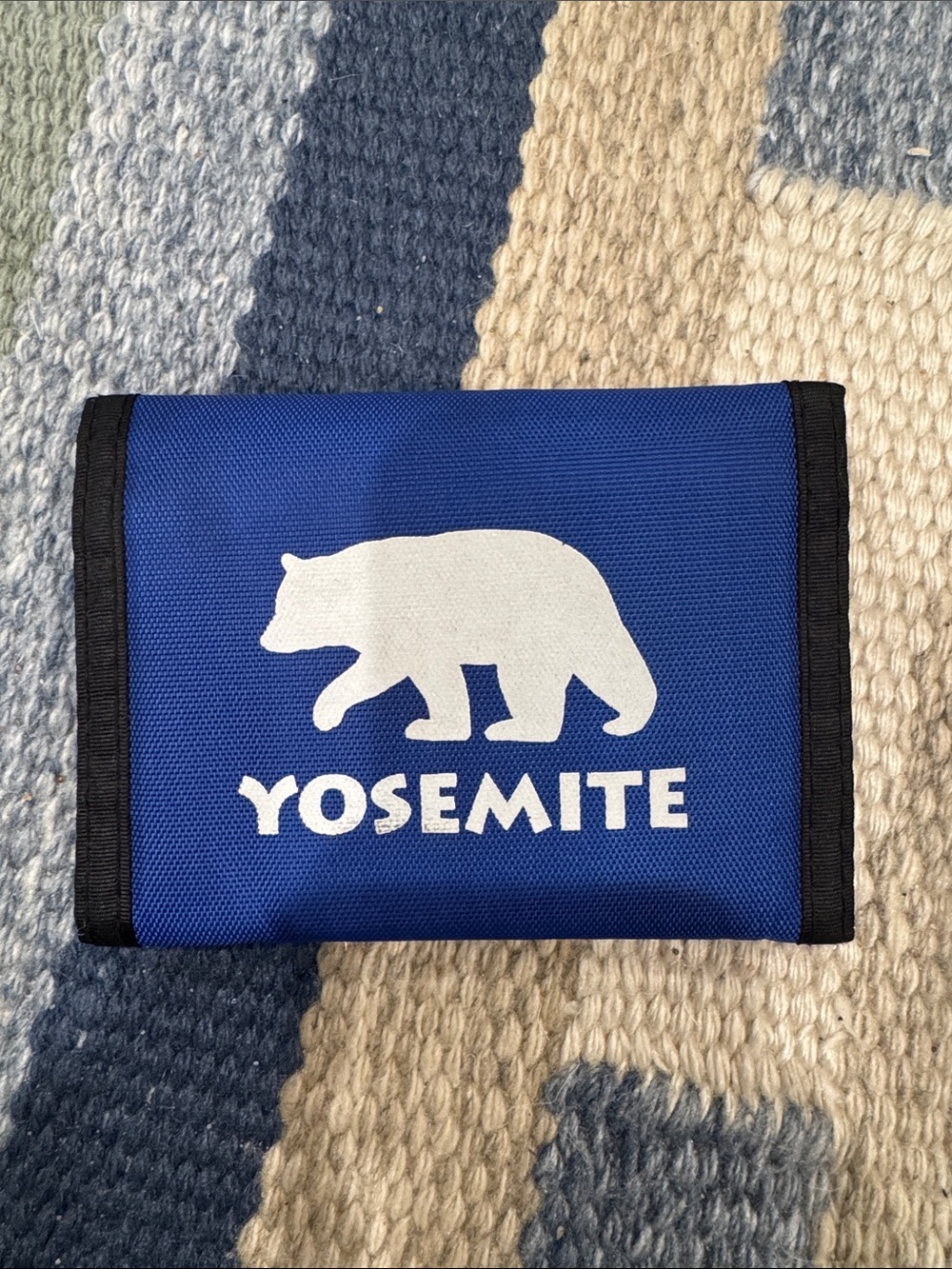 Blue Yosemite wallet